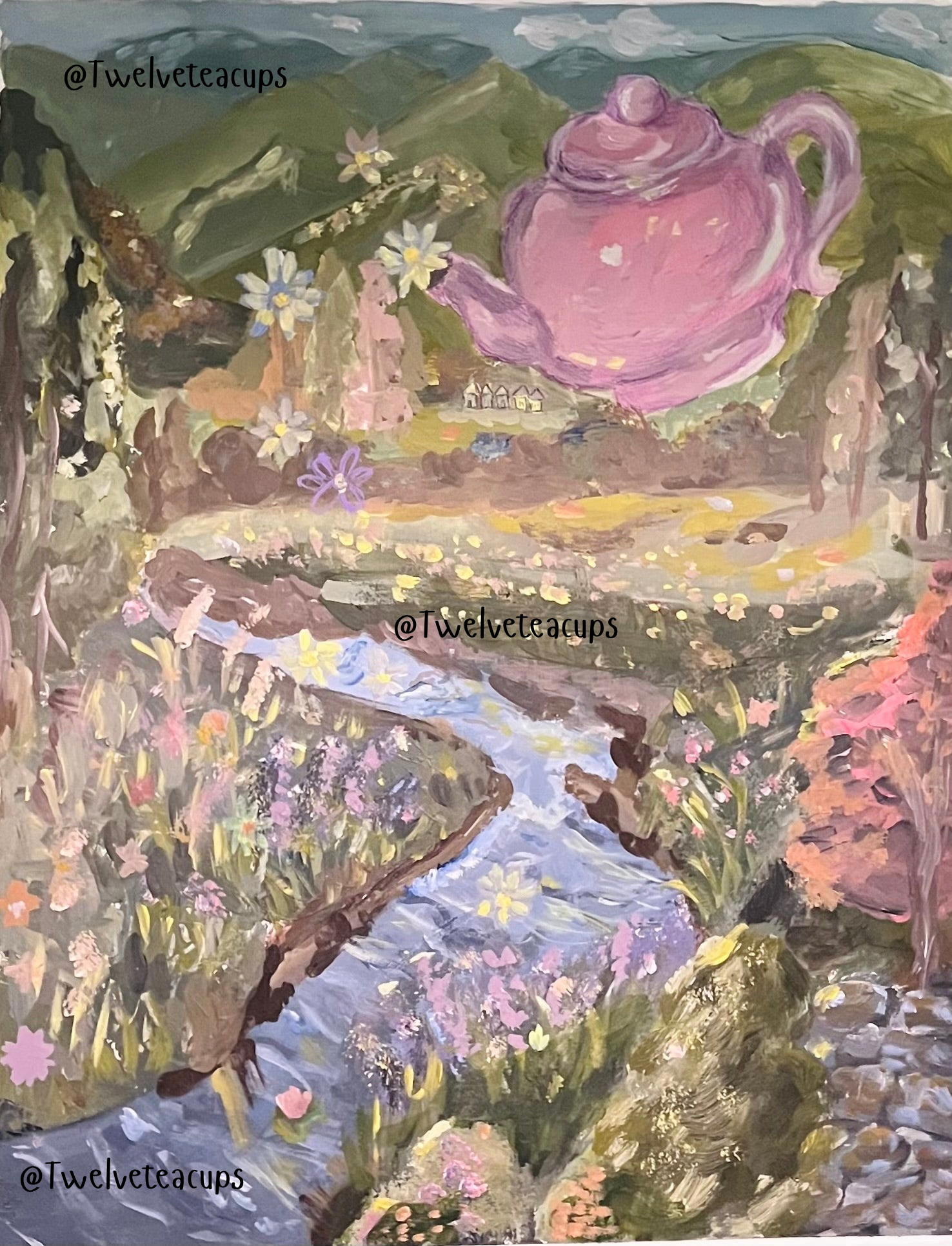 Teapot of Flowers