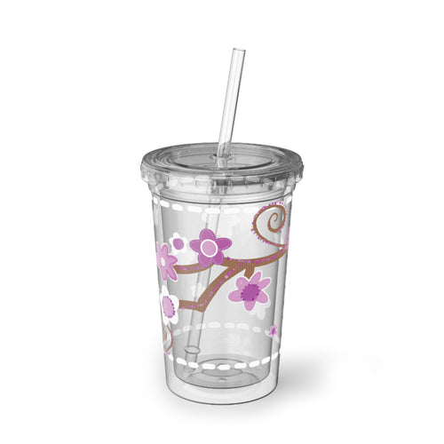 Suave Floral Acrylic Cup - Stylish Floral Tumbler, Perfect for Gifts, Summer Parties, Eco-friendly Drinkware, Wedding Favors, Daily [...]
